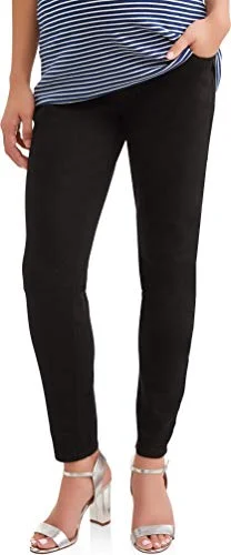 Time and Tru Maternity Full Panel Black Skinny Jean (Small 4-6)