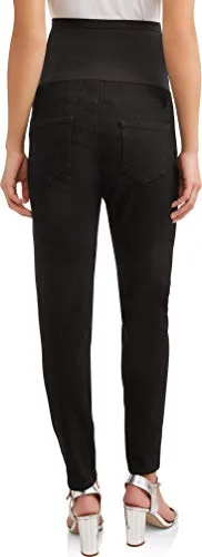 Time and Tru Maternity Full Panel Black Skinny Jean (Small 4-6) — 3