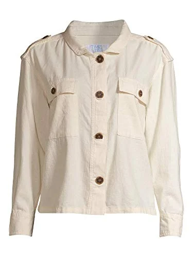Lightweight Linen Shorts — jacket (delicate ivory