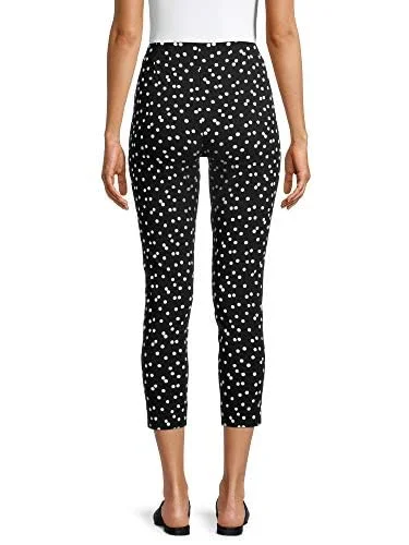 Time & Tru Women's Millennium Skinny Pants (10, Black Dot) — 3