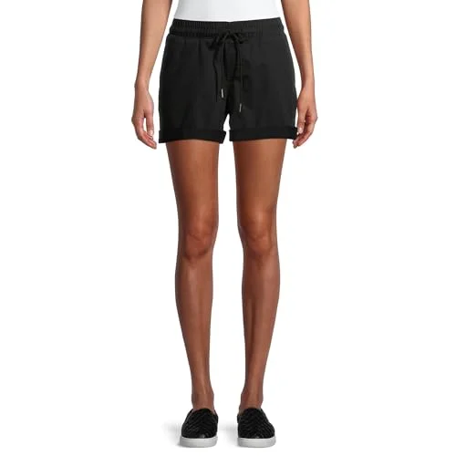 Women's Knit Shorts — (black