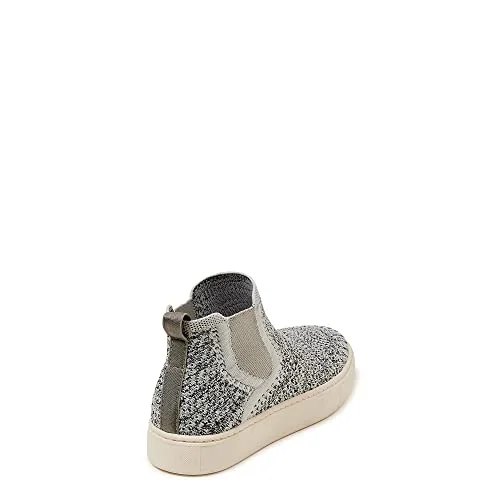 Time & Tru Women's Knit High Top Casual Sneaker Grey (M, Grey, Numeric_9) — 3