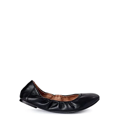 Time and Tru Women's Scrunch Ballet Flats (Black, us_Footwear_Size_System, Adult, Women, Numeric, Medium, Numeric_11) — 3