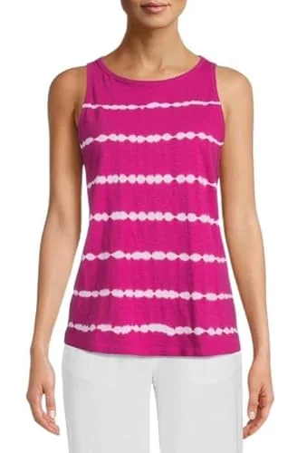 Swing Tank Top — purple stripe)
