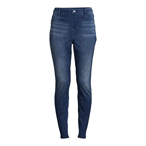 High-Low V-Neck Tank — rise stretch fitted jegging