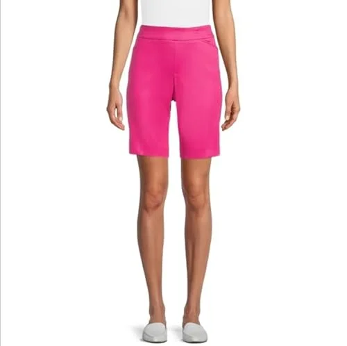 Pull-On Bermuda Shorts — strawberry patch)