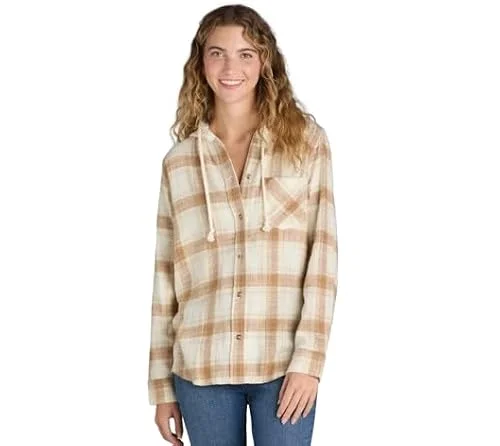 Hooded Flannel Shirt — x-large
