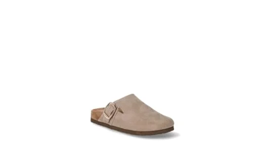 Time and Tru Women's Clog (Sand, US Footwear Size System, Adult, Women, Numeric, Medium, 10)