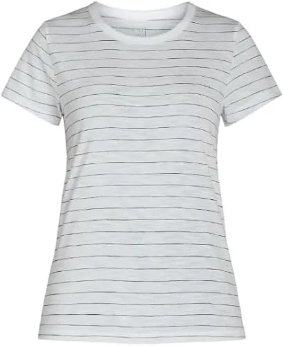 Slub Crew T-Shirt — new white stripe)