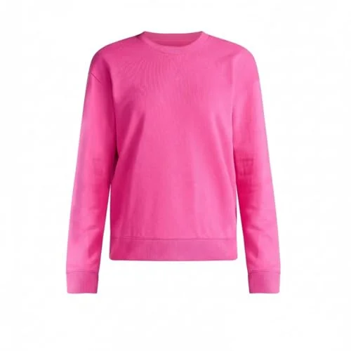 Time and Tru Women's Pullover Crewneck Sweatshirt (US, Alpha, XX-Large, Regular, Regular, Pink)