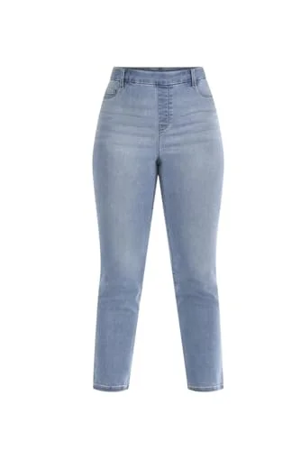 High Rise Denim Jeggings — light